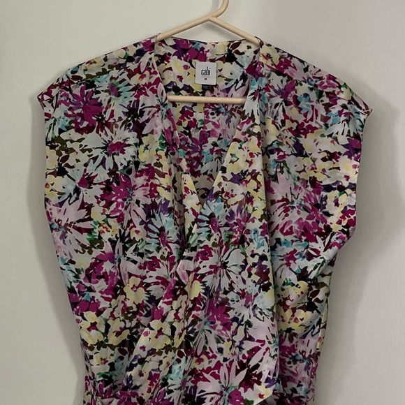 CAbi punk floral  blouse - Picture 3 of 3